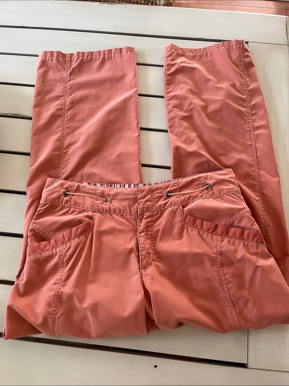Athleta 10T Coral Wide Leg Pants